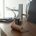 thumbnail image 3 of Minimalist Japanese-Style Desktop Organizer: Large-Sized Solid White Oak Skin Storage Rack for Remote Controls, Phones & Small Items – Customizable Logo Option, Space-Saving Design for Living Room &, 3 of 5
