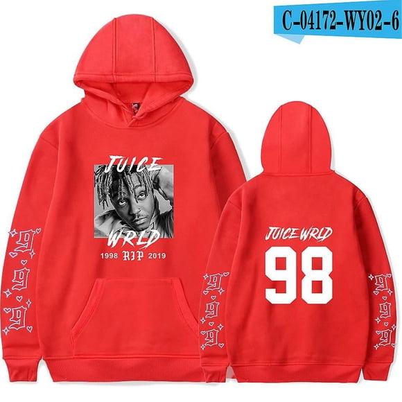 Juice Wrld 1998 Singer Sweatshirt Print Hoodie Women Men