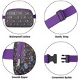thumbnail image 5 of Dark Blue Christmas Nutcracker Pattern Cute Fanny Packs for Women,Travel Waterproof Crossbody Fanny Bags Waist Purse for Women Anti Theft Adjustable Strap for Running Travel Cycling, 5 of 6