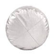 thumbnail image 2 of Howard Elliott Round Transitional Polyurethane Foot Pouf in White, 2 of 5
