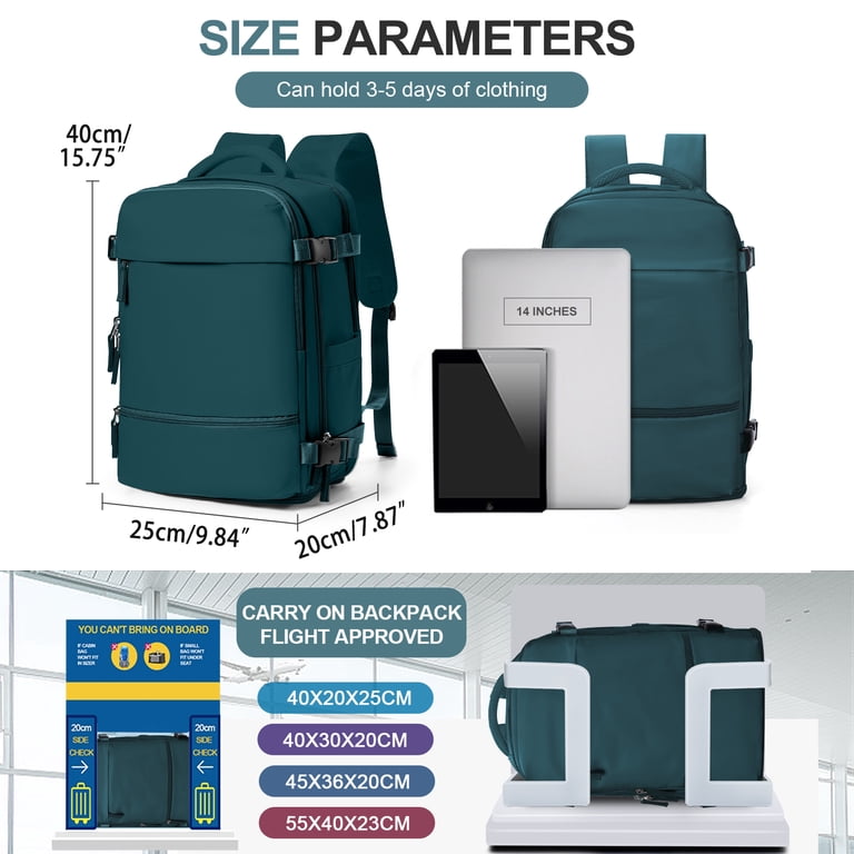 Lightweight Travel Backpack Simple Carry On Backpack with  display picture 1