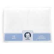 Gerber 12pk Flat Fold Diaper White