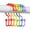 Rainbow Color, variant on LZCKDPX Shower Curtain Hooks,304 Stainless Steel Shower Rings for Bathroom,Double Glide Shower Hooks for Bathroom Shower Curtain Rods Curtains,Set of 12 Hooks,Rainbow Color（Style A ）