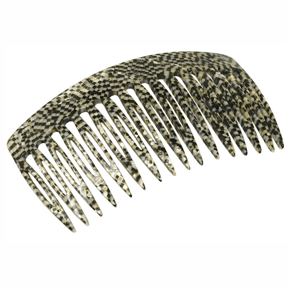 French Amie Opera Handmade Medium 16 Teeth Celluloid Acetate Side Hair Comb