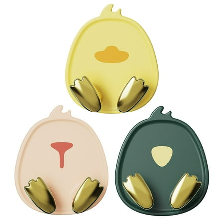 

WANYNG Hooks Cute Holder Strong Holder Wall Mount Hook Seamless Sticker Home Kitchen Bathroom Hook Up hook up Multicolor