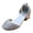 Silver, variant on Staki Toddler Girl Dress Shoes Girls Sandals Glitter Wedding Party Princess Dress Shoes Flower Girl Low Heel Mary Jane Pumps for Kids Gold,12 Little Kid