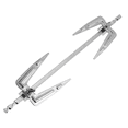 thumbnail image 1 of Fourchette Grill Rôtissoire Fourchettes à Viande Friteuse Air Bbq Poulet Rôti Poisson Broche Acier Inoxydable Accessoires Barbecue Grilladegrillé, 1 of 5