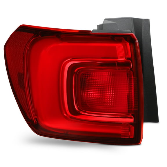 AKKON - Fit 2017 2018 2019 GMC Acadia 17-19 (w/o All Terrain Pkg) LED Tail Light OE Style Rear Brake Lamp Outer Driver Left Side Red Lens
