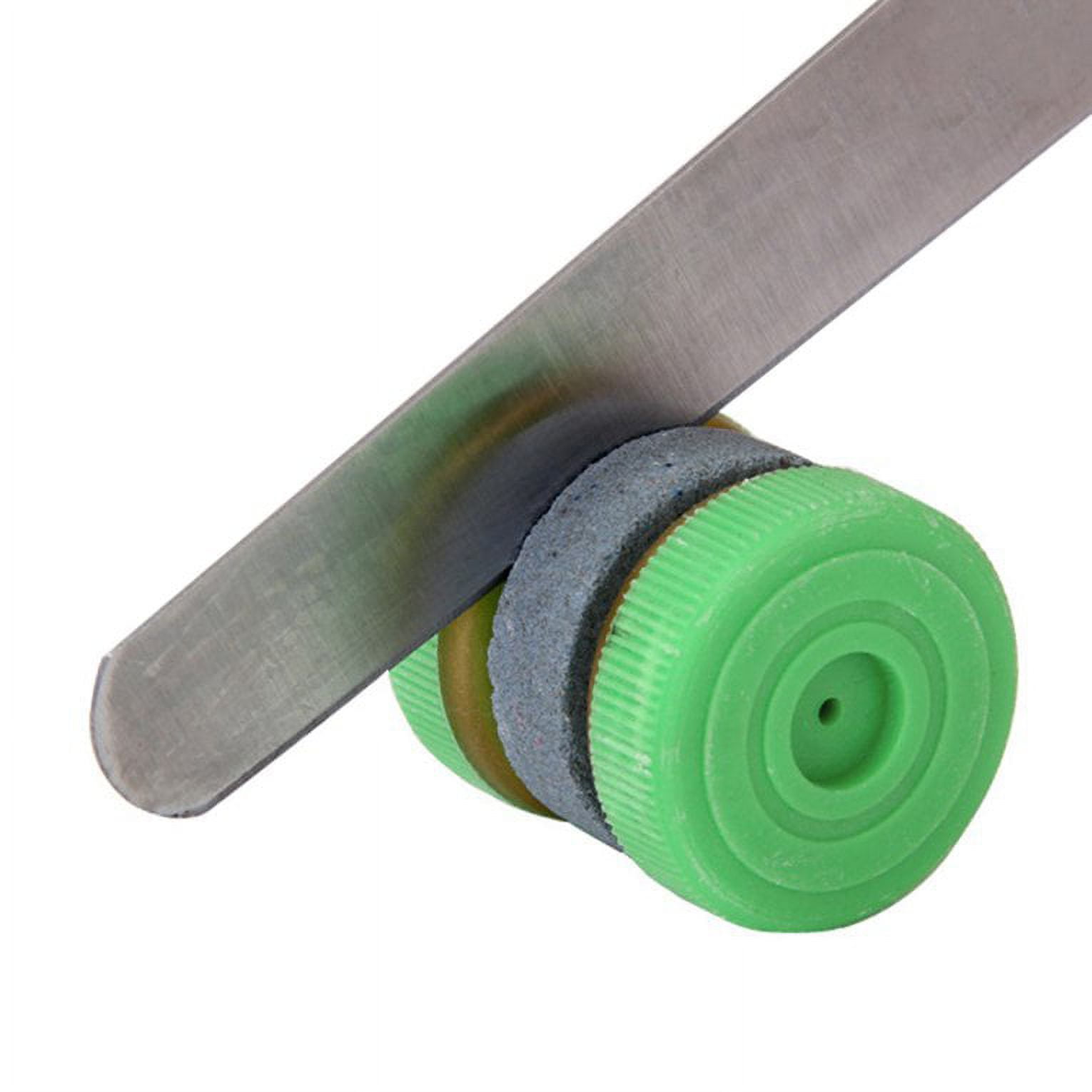 finesource manual whetstone round knife sharpener