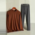 thumbnail image 3 of XRoczxe Men’s Thermal Underwear Set, Soft Fleece‑Lined Long Johns Winter Warm Base Layer Top & Pants, 3 of 6
