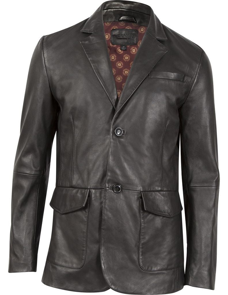 Durango Western Jacket Mens Leather Company Sundance Kid Black DLC0034 ...