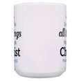 thumbnail image 3 of ThisWear LPN Gifts Surgeon Gifts I Can Do All Things Through Christ Philippians 4:13 Christian Gift 15oz Coffee Mug, 3 of 4