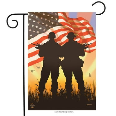 Briarwood Lane American Heroes Patriotic Garden Flag