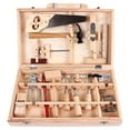 thumbnail image 1 of Multi Purpose Child Maintenance Management Toolbox Toy Disassembly Carpentry Box Wooden Boy, 1 of 5