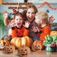 thumbnail image 3 of Foyer Extérieur en Grès d'Halloween Effrayant Citrouille Durable Réutilisable Ignifuge Citrouille Feu de Camp Feu de Camp Foyers Citrouille d'Halloween Sha, 3 of 8
