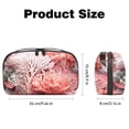 thumbnail image 5 of Coral Waterproof Oxford Fabric USB Organizer Storage Box Charger Phone Case Cell Phone Cord Organizer 5.9x9.44x3.14 in., 5 of 6