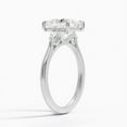 thumbnail image 2 of Zoya Jewel 14K White Gold Plated Rings - 2.2 Ct Princess Cut Diamond Rings - Luxurious Engagement Jewelry for Women - Bridal Wedding Ring - Anniversary Diamond Gift, 2 of 6