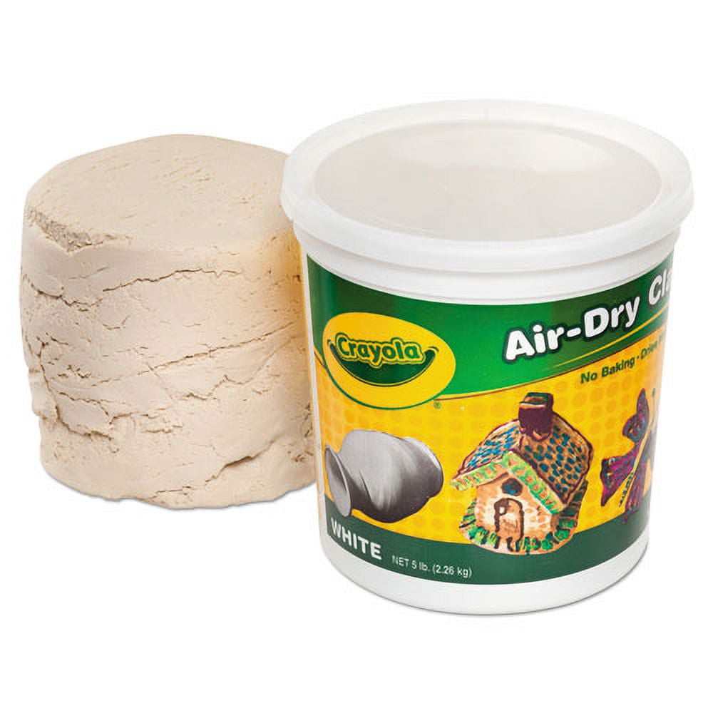 Air-Dry Clay, White, 5 Lbs | Bundle of 10 Each