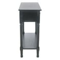 thumbnail image 5 of SAFAVIEH Tate Amish Black Wood Console Table with Drawer (36 in. W x 13 in. D x 29.5 in. H), 5 of 15
