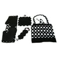 thumbnail image 3 of Le Chef  4-piece Dot Apron Set RED AND BLACK, 3 of 4