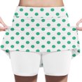 thumbnail image 3 of HomeGardon Back to School Skirts for Girls Girl Skort Fashion Polka Dots Loose High Waist A-line Fake Two Piece Sports Pants Skirt Half Body Skirt, 3 of 7
