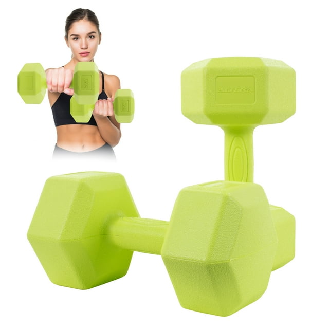 Mancuernas 5 Kg Hexagonales Set Par Altera Ejercicio Gym