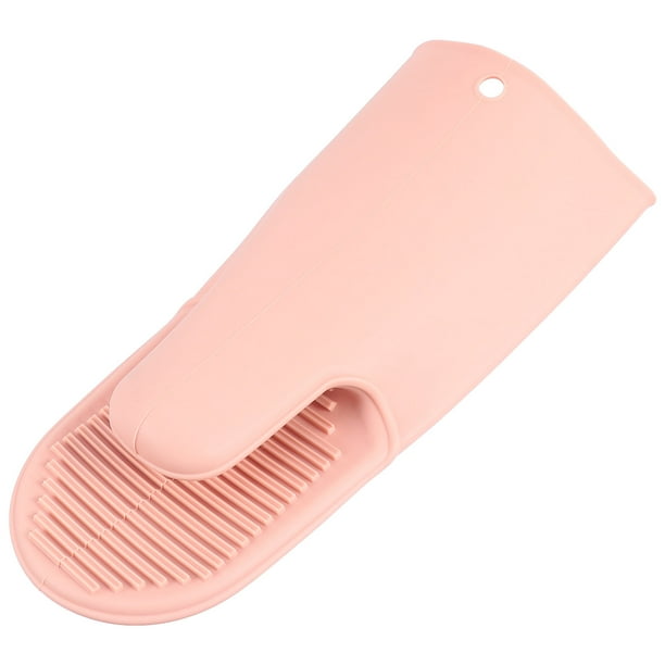 Guantes de silicona resistentes al calor para horno y microondas, antiescaldaduras