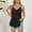 Black, variant on Cami V Neck Tank Tops for Women Loose Fit Flowy Spaghetti Strap Camisole Summer Casual Sleeveless Shirts