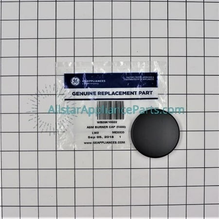 

GE Range/Stove/Oven Surface Burner Cap WB29K10022