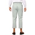 thumbnail image 3 of INSPIRE CHIC Striped Pants for Men's Slim Fit Flat Front Cropped Tapered Pants, 3 of 5