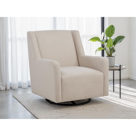 Odessa Latte Swivel Glider Chair