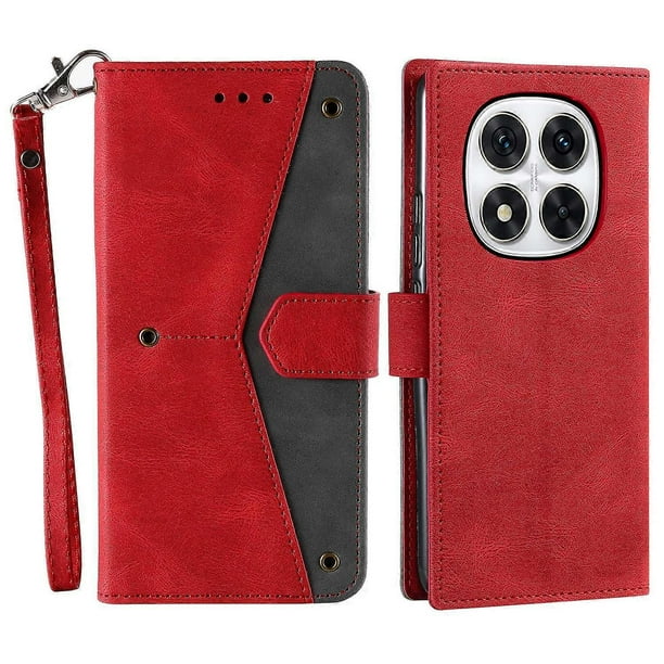 Leather Case for Xiaomi Redmi Note 14 Pro 5G 14 Pro 5G Poco X7 5G Wallet Phone Cover Splicing Stitch