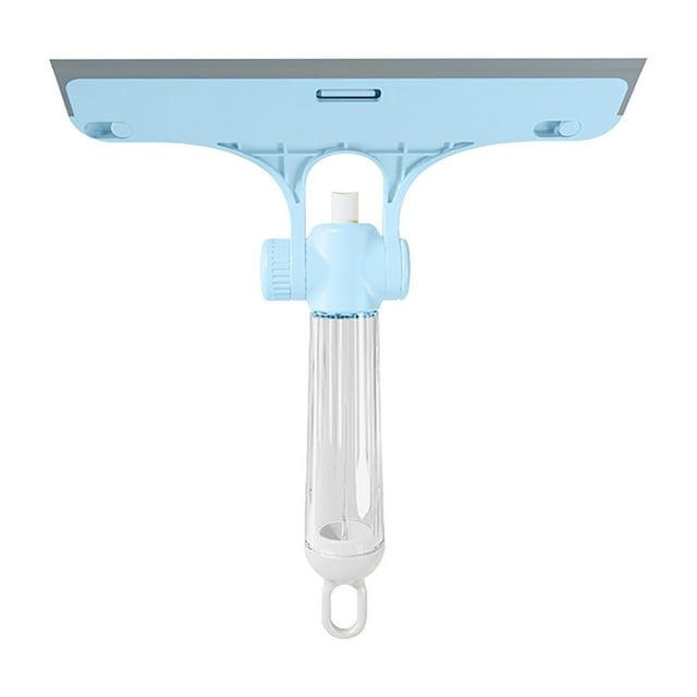 Daisyyozoid Multi-Purpose Household Window Cleaning Brush, Dining Table And Bathroom Wipers, Double-sided Four In One Cleaning Scraper With Built-in Spray Bottle