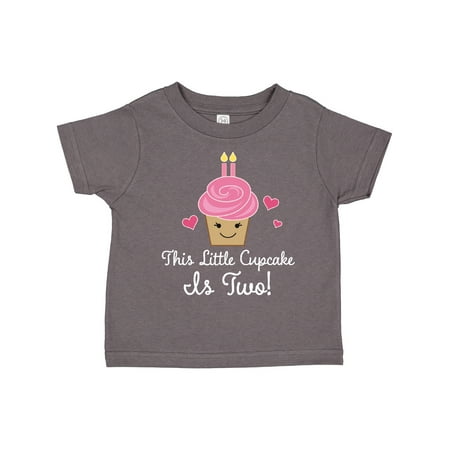 

Inktastic 2nd Birthday Cupcake Girls Cute Gift Toddler Toddler Girl T-Shirt