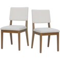 thumbnail image 1 of Manhattan Comfort Chaise d'Appoint Doudoune en Beige (Lot de 2), 1 of 6