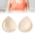 thumbnail image 4 of hengtong 2 Pieces Womens Nylon Bra Pads Breathable Comfortable Inserts Breast Enhancers for Underwear Swimwear Sports Bra Skin Color 3cm thick, 4 of 8