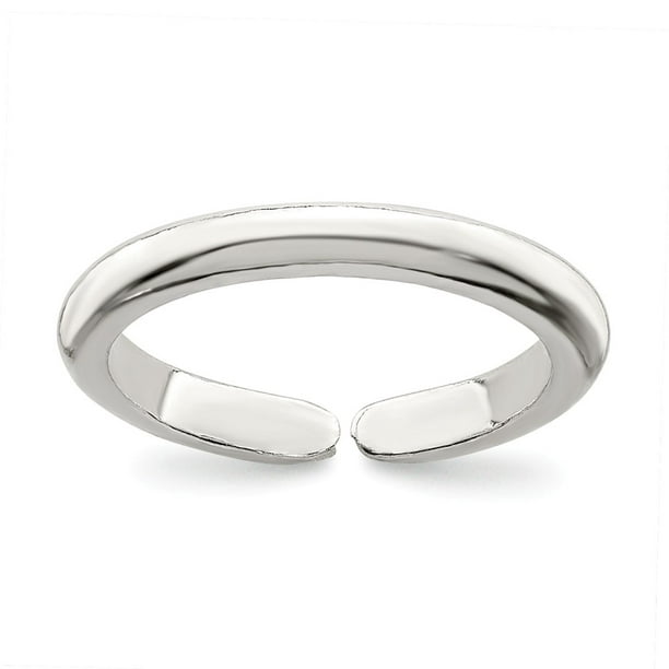 AA Jewels - Solid 925 Sterling Silver Toe Ring Adjustable - Walmart.com ...