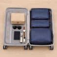 thumbnail image 6 of Travel Packing Organizers, 3 Pack Compression Packing Cubes for Travel, Navy Blue Travel Organizer Bags for Luggage, Durable Suitcase Organizer Bags Set, Expandable Clothing, 6 of 7