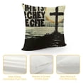 thumbnail image 4 of YINGXI Throw Pillow Case Beliefs We Walk by and Not Design Scripture Bible Verse Decorative Cushion Cover Square Throw Pillow Cover 20x20in, 4 of 5