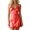 Red, variant on ZyeKqe Babydoll Lingerie for Women Spaghetti Strap Sleeveless V Neck Side Slit Nightgown Casual Loungewear Sleep Shirts