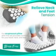 thumbnail image 2 of Sivan Health and Fitness Acupressure Mat and Pillow Set - Grounding Mat for Stress, Back & Neck Pain - Acupuncture Point Massage Mat for Muscle Relaxation, Sciatica, & Meditation - Includes Carry Bag, 2 of 6