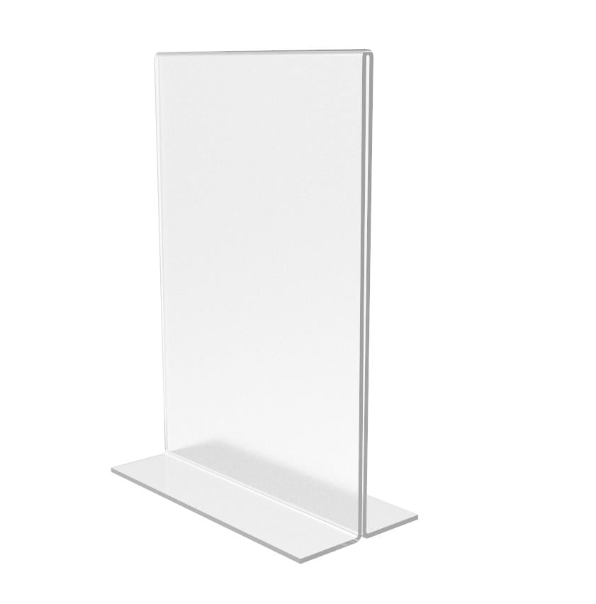 24-pack Clear Acrylic Table Tent Frame photo sign menu holder Clear 11193-2 