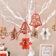 thumbnail image 5 of Colgante de árbol de Navidad de madera, regalo para niños, decoración navideña para el hogar. Ormromra CPB-CJZ146-1, 5 of 5