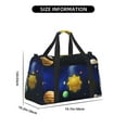 thumbnail image 3 of Vsdgher Solar System Pattern Unisex Hand Travel Bag,Foldable Travel Duffel BagsTravel Essentials Sport Gym Bag,Overnight Travel Duffel Bag with Adjustable Strap, 3 of 7