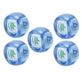 thumbnail image 3 of Paquete De 5 Dados De Dirección Del Viento Mahjong Este, Sur, Oeste, Norte, Dados De Posición De Esfera De Plástico Para Juegos De Mesa Y Entretenimiento, 3 of 7