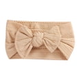 thumbnail image 2 of Wide Headbands for Girls Cute Head Bands Size 1-3 Toddlers Kids Trendy Bowknot Stretchy Solid Color Soft Warm Headband, 2 of 4