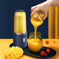 thumbnail image 1 of Portable Blenders Smooths Blenders For Shakes Fruit Juicer USB Rechargeable With 6 Blades Small Blenders Handheld Blenders For Sports Travel And Outdo, 1 of 5
