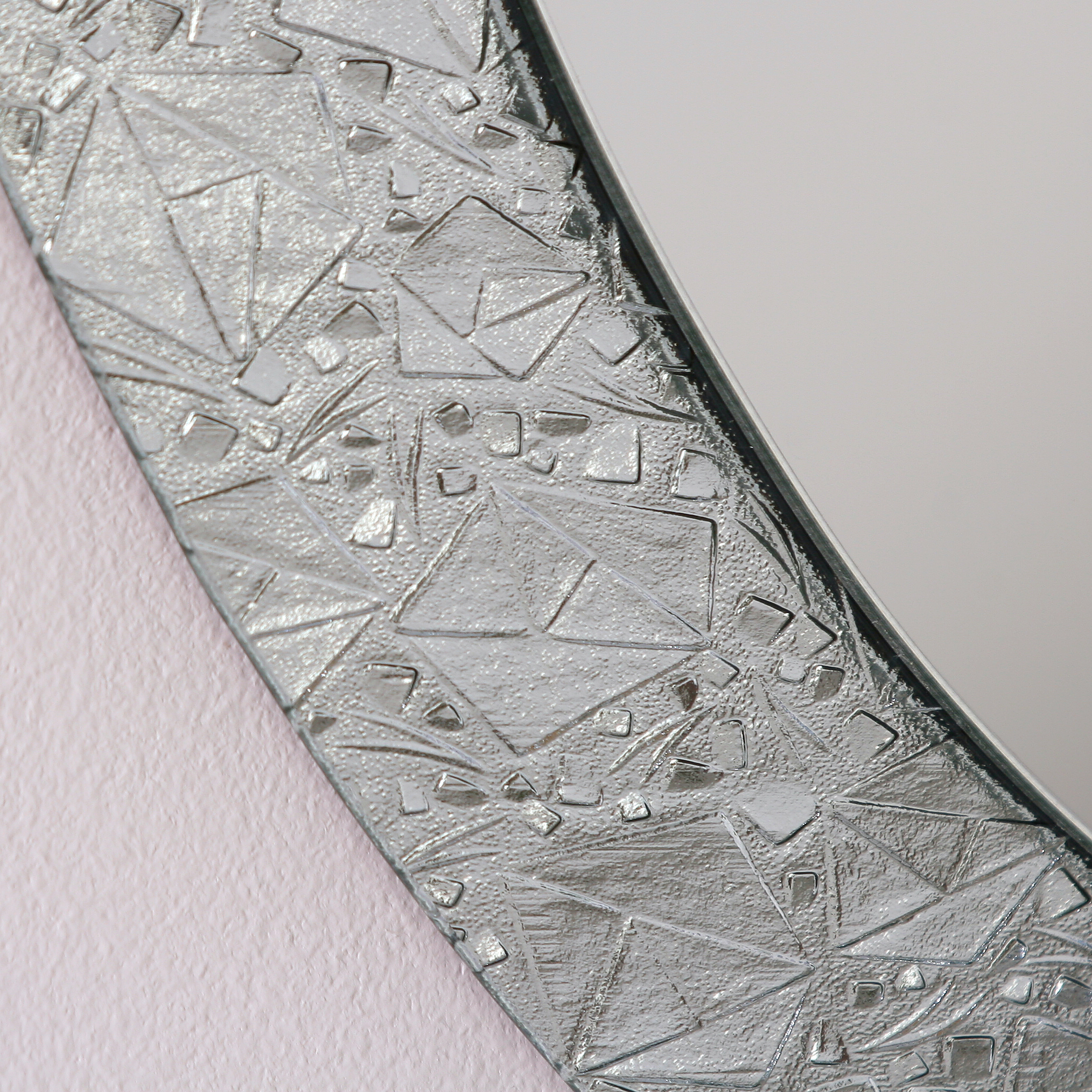 Decor Wonderland 31.5" x 23.6" Silver Modern Frameless Mirror