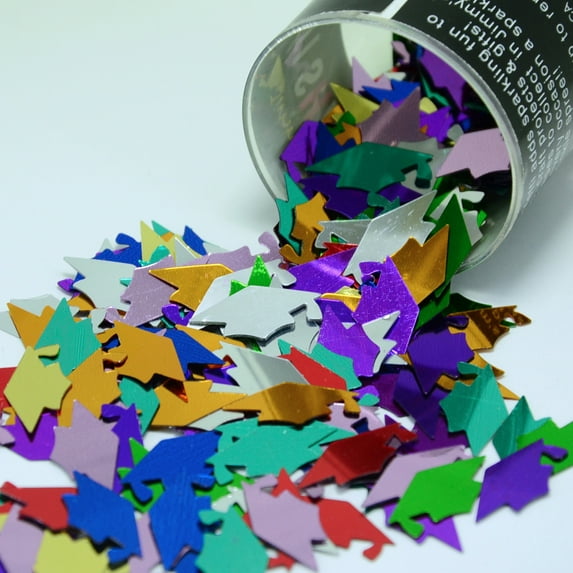 Confetti Grad Cap MultiColors - Half Pound (8 oz) - CCL8414