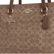 Coach Station Tote Bag In Signature Canvas